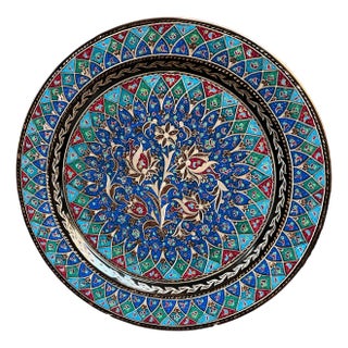 Hand Made Boho Wall Tray Plate For Sale