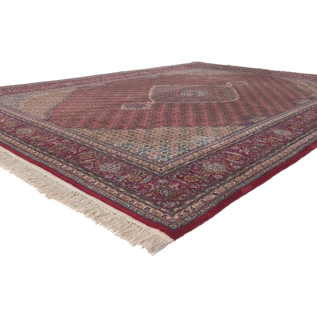 Chinese Vintage Chinese Tabriz Rug, 09'03 X 12'04 For Sale - Image 3 of 10