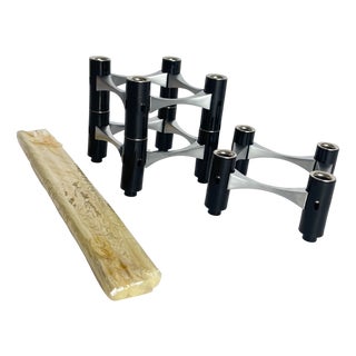 Vintage BMF Modular Candleholders, 1960s, Set of 16 For Sale