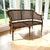 Hollywood Regency Faux Bamboo Cane Settee For Sale - Image 18 of 18