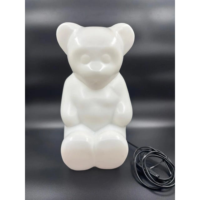 Plastic The Seat Bear Lamp in White from Lumibar, 1980s For Sale - Image 7 of 10