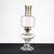Glass and Metal Oil Table Lamp For Sale - Image 6 of 9