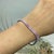 Baguette Cut 10.47 Ct Pink Sapphire Linear Tennis Bracelet for Valentine in Silver, 7 Inch For Sale - Image 6 of 14