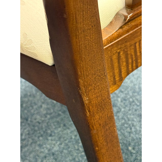 Late 20th Century American Drew Georgian Cherry Dining Chairs - Set of 6 For Sale - Image 10 of 12
