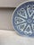 French Country 19th Century French Blue & White Faience Dinner Plate Sarreguemines For Sale - Image 3 of 6