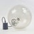 Metal Mid-Century Bubbled Glass & Chrome Globe Pendant/Ceiling Light From Limburg, Germany, 1970s For Sale - Image 7 of 8