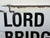 Lord Hill’s Bridge W2 – Original City of Westminster Enamel Street Sign Designed by Sir Misha Black, c.1967) For Sale - Image 10 of 18
