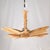 Vintage Rattan Leaf Chandelier For Sale - Image 6 of 15