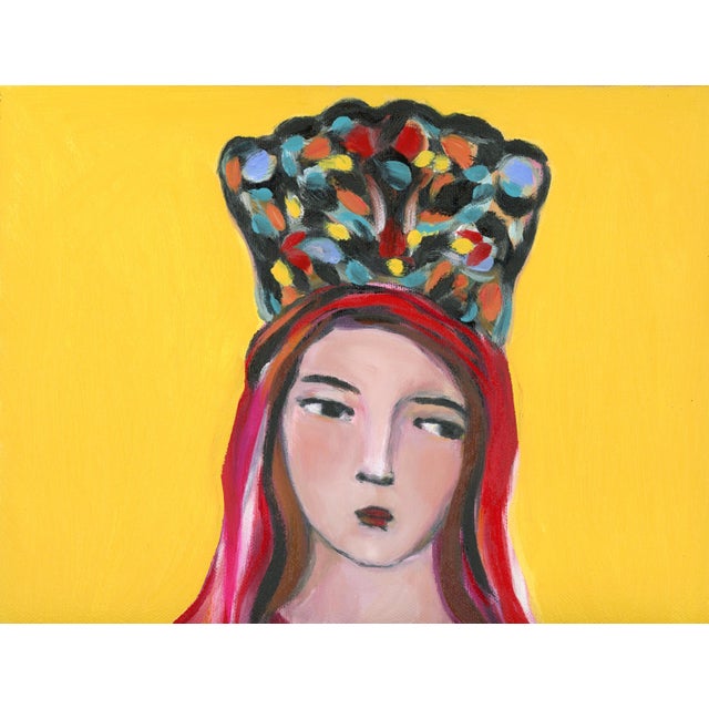 This is a fine art original painting by me, Alexandra Swistak. "Mary" is part of a collection of devotional paintings that...