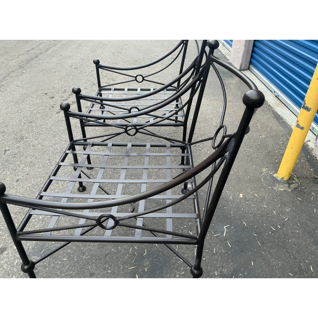 Textile Kreiss Bermuda Patio Lounge Chairs- 2 For Sale - Image 7 of 11