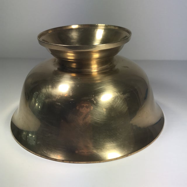 Footed Indian Brass Bowl Chairish
