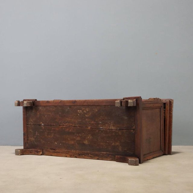 Walnut Chest with Baroque Carvings For Sale - Image 11 of 12