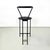 1980s Italian Modern High Stool in Black Metal and Rubber, 1980s For Sale - Image 5 of 15