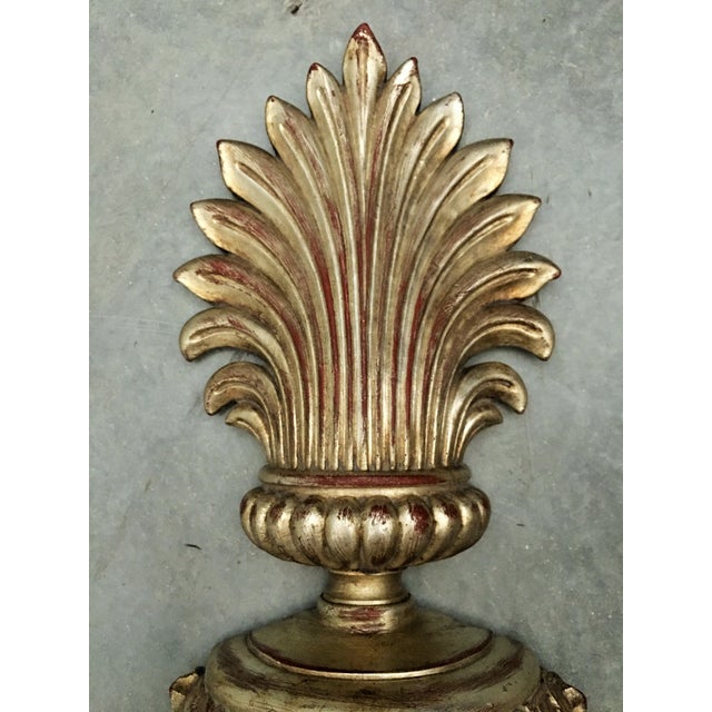 French Neoclassical Two-Light Sconces - Pair For Sale - Image 4 of 6