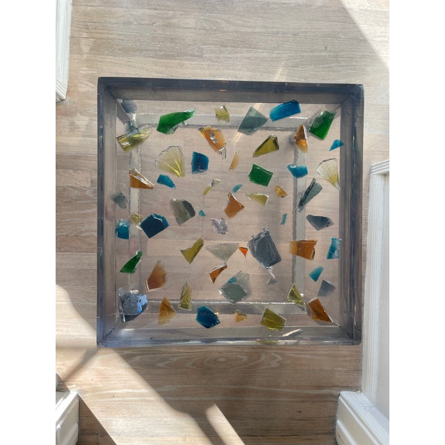 1970s French Resin and Chrome Side Tables, Pair For Sale - Image 9 of 9