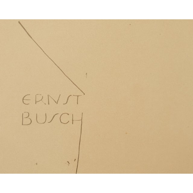 Wood 20th Century Ernst Busch European Commercial Art Poster For Sale - Image 7 of 13