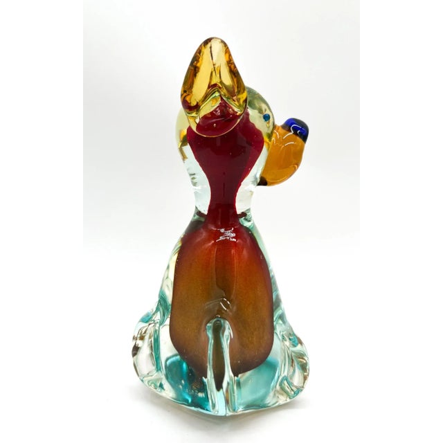 Mid-Century Italian Jordan's Importing Co JIco Glass Dog For Sale In Houston - Image 6 of 10