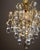 French Crystal Drop Pendant, Antique Brass, Circa 1920 For Sale - Image 4 of 9