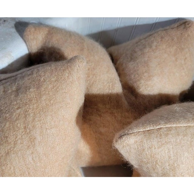 1960s Collection of Vintage Lambs Wool Pillows -3 For Sale - Image 5 of 5
