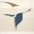 2020s SAMPLE - Schumacher x Peg Norriss Flying West Wallpaper In Blue For Sale - Image 5 of 6
