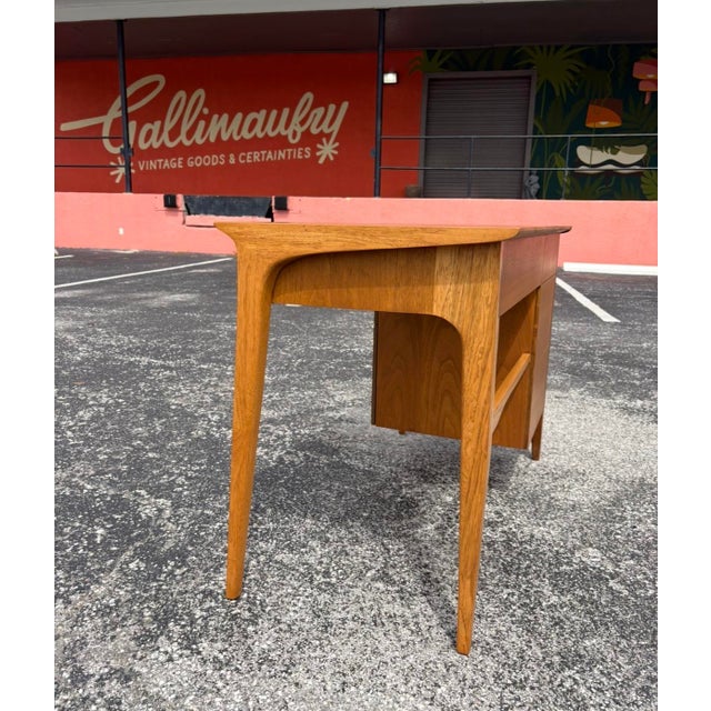 Fully-Refinished John Van Koert Drexel Profile Desk For Sale - Image 11 of 12