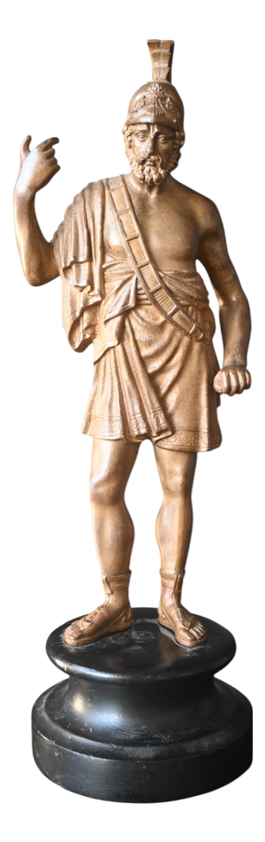 Italian Artist, Grand Tour Sculpture Representing Mars, 19th Century, Bronze