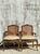 Coffee Vintage Regency 19th Century Cane Back Fauteuil Chairs - a Pair For Sale - Image 8 of 12