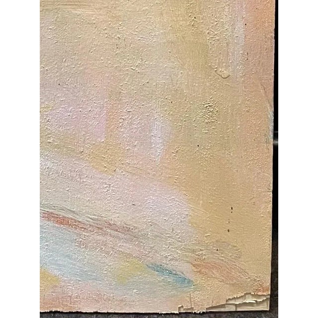 Jean Krille, Landscape 145, Oil on Masonite, 1980s For Sale - Image 9 of 13