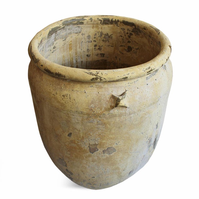 Beautiful vintage large handcrafted earthware clay pottery. Old world technique fired in underground kiln's. Each piece...