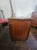 1930s Art Deco Waterfall Burl Wood Vanity With Circular Mirror For Sale - Image 11 of 12