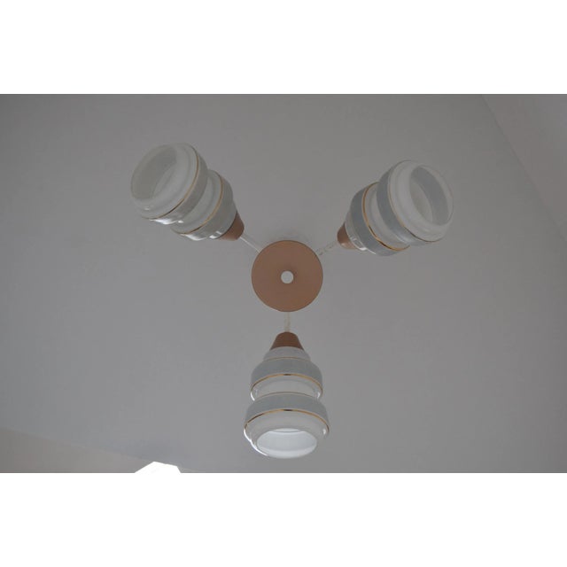 Metal Chandelier, 1970s For Sale - Image 7 of 10