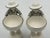 1990s Emilia Castillo "The Couple" Bisque Porcelain & Sterling Silver Salt Cellars - 4 pcs For Sale - Image 13 of 18
