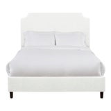 Image of Reagan Full/Double Bedframe, Ivory Linen For Sale