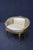 French French Louis XVI Style Gilt Caned Barrel Accent Chair For Sale - Image 3 of 11