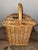 1960s Vintage Wicker Wine & Cheese Basket- Lined For Sale - Image 5 of 9