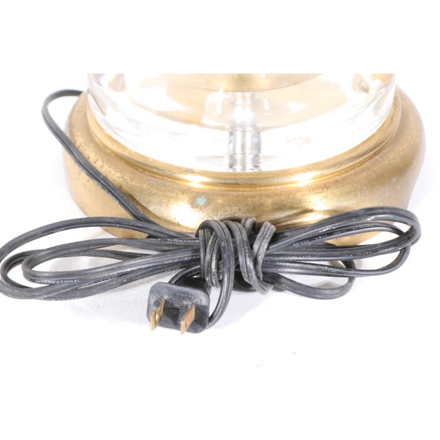 American Late 20th Century Crystal Table Lamp by Wildwood For Sale - Image 3 of 12