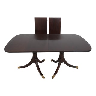 Stickley Duncan Phyfe Mahogany Dining Room Table For Sale