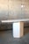Mid-Century Modern Italian Travertine Console Table For Sale - Image 3 of 8