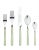 Contemporary Mepra Fantasia 20-Piece Flatware Set, Sage For Sale - Image 3 of 3