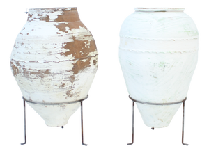 Large Mediterranean Olive Jars, 1930s, Set of 2