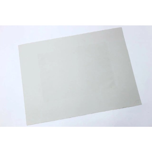 Abstract Minaux Original Etching 1978 Feuilles D’Automne Signed & Numbered For Sale - Image 3 of 5
