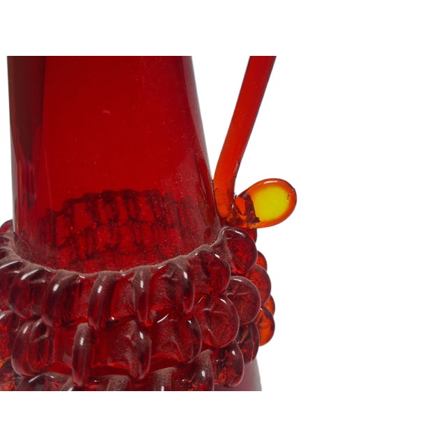Pitcher by J. Słuczan-Orkusz for Cracow Institute for Glassworks, Poland, 1970s For Sale - Image 4 of 16