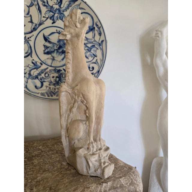 Small Decorative Gargoyle in Terracotta, 1950s For Sale - Image 3 of 7