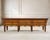 A Monumental 19th century French "billot de boucher" or butcher block work table constructed from warm fruitwood in a...