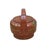 Asian Vintage Oriental Brick Red Golden Graphic Stack Wedding Basket Display For Sale - Image 3 of 18