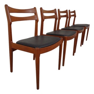 Teak Dining Chairs from Vamo Sønderborg, Denmark, 1960s, Set of 4 For Sale