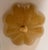 Mid-Century Modern 1980s Mid-Century Modern Golden Murano Glass Floral Flush Lamps - a Pair For Sale - Image 3 of 16