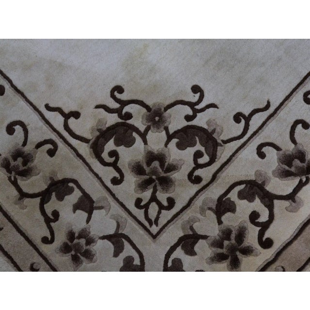 2000 - 2009 Chinese Wool Lucky Rug For Sale - Image 5 of 10
