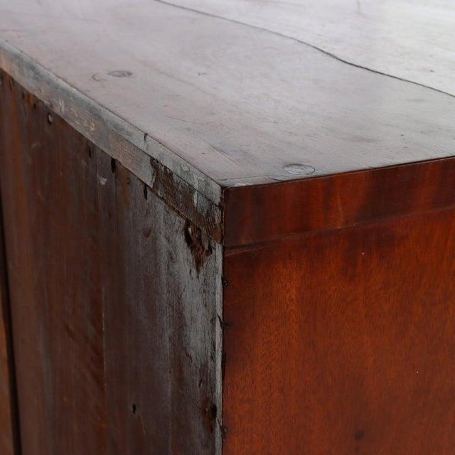 American Empire Classical Mahogany Butlers Chest With Drop-Front Desk C1840 For Sale - Image 10 of 18