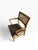 Mid Century Lane Dining Chairs • Walnut + Cane Back • Set of Four For Sale - Image 6 of 7
